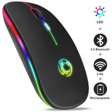 Mouse sem fio Recarregável Gamer 1.600 DPI USB/OregonMouse